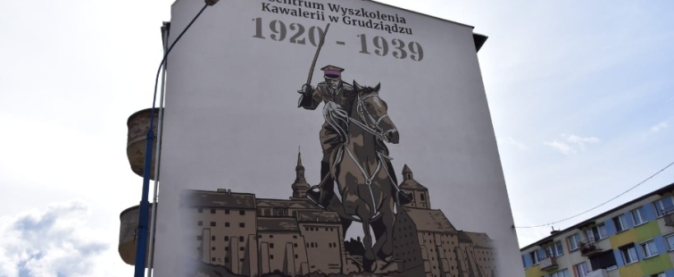 Odsłonięcie muralu Centrum Kawalerii 1920-1939